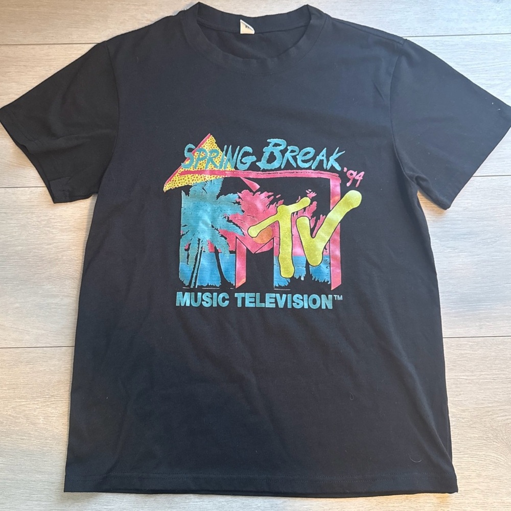 Source Unknown Black Graphic Tee